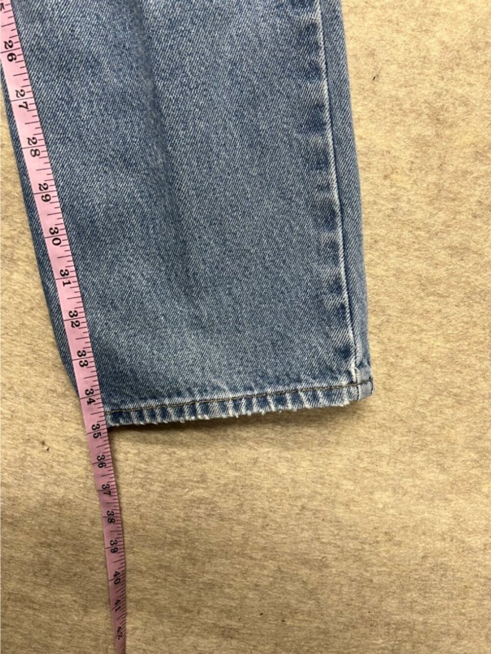 Vintage Rockies Slim Jeans Medium Wash Slim Straight Leg Extra Long 5 XLONG 90s - Picture 11 of 12
